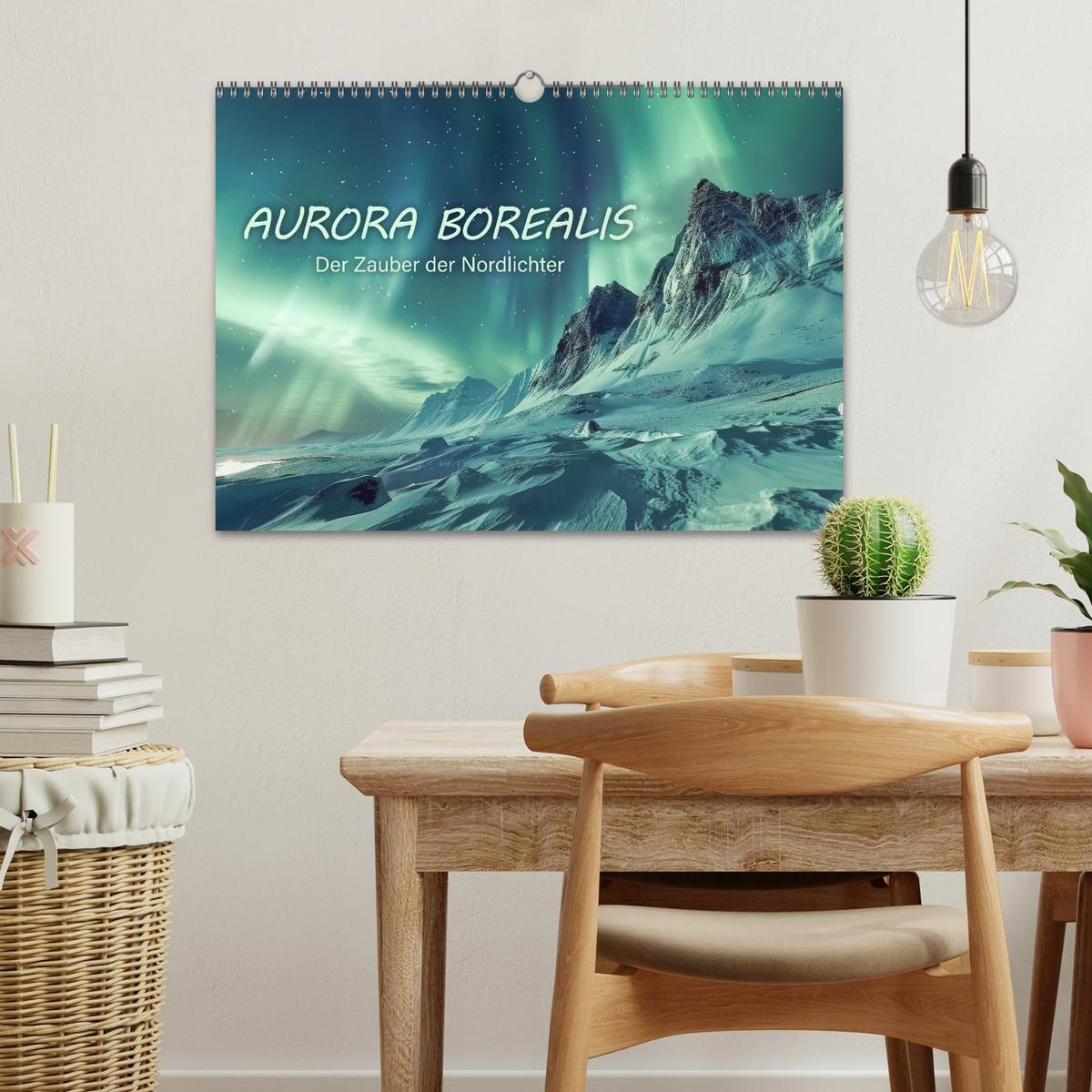 Bild: 9783383813665 | Aurora Borealis - Der Zauber der Nordlichter (Wandkalender 2025 DIN...