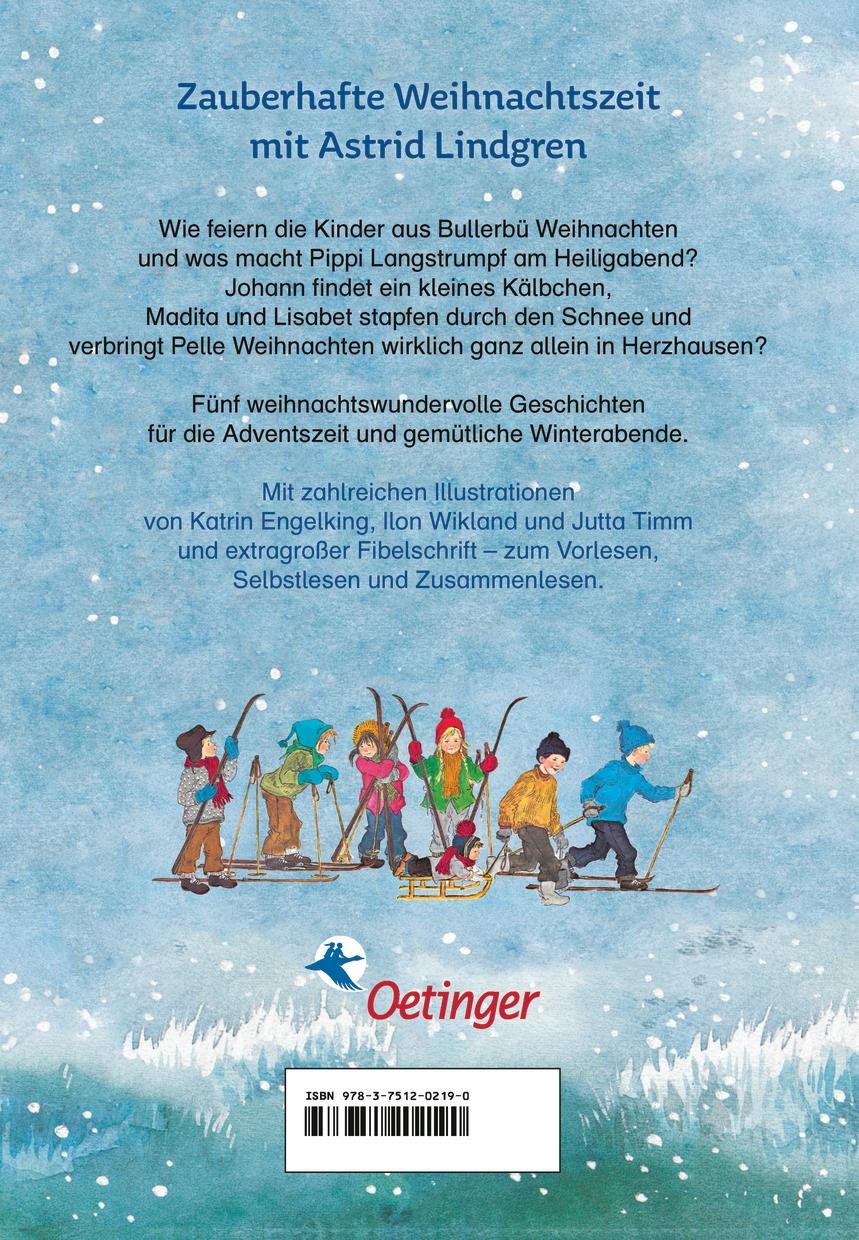 Rückseite: 9783751202190 | Weihnachten mit Pippi, Madita und Pelle | Astrid Lindgren | Buch