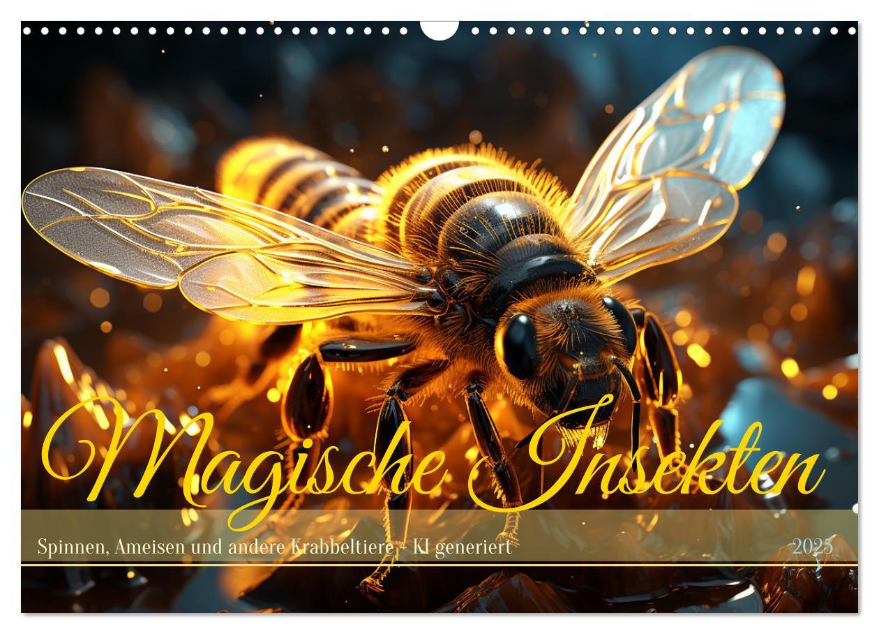 Cover: 9783383883606 | Magische Insekten (Wandkalender 2025 DIN A3 quer), CALVENDO...