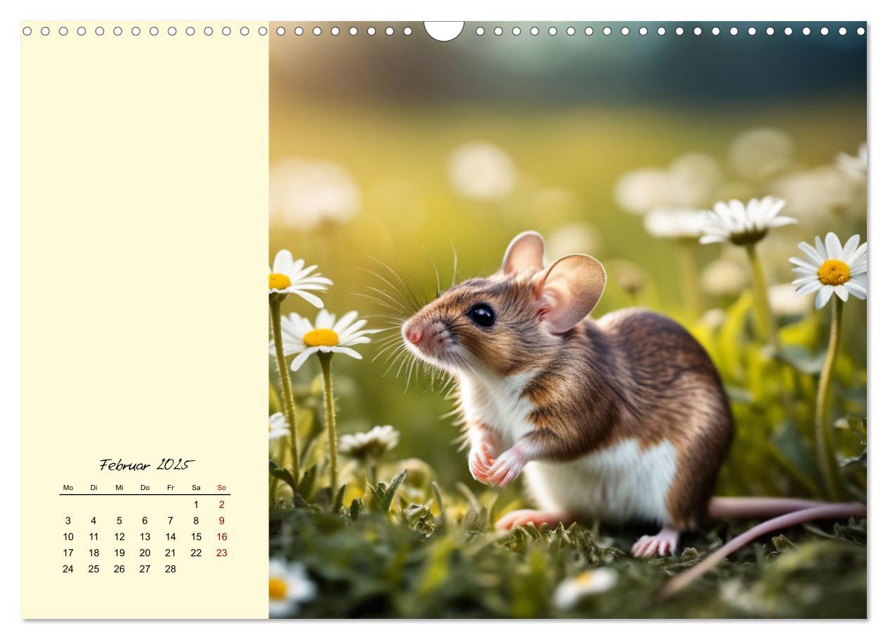 Bild: 9783457148624 | Goldige Mäuse im Grünen (Wandkalender 2025 DIN A3 quer), CALVENDO...