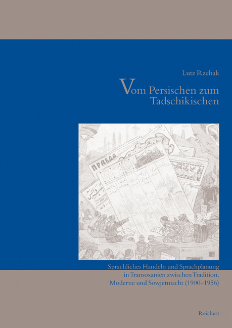 Cover: 9783895002502 | Vom Persischen zum Tadschikischen | Lutz Rzehak | Iran - Turan