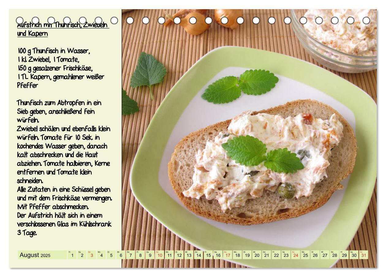 Bild: 9783435737246 | Leckere Aufstriche - Ein Kalender mit Rezepten (Tischkalender 2025...