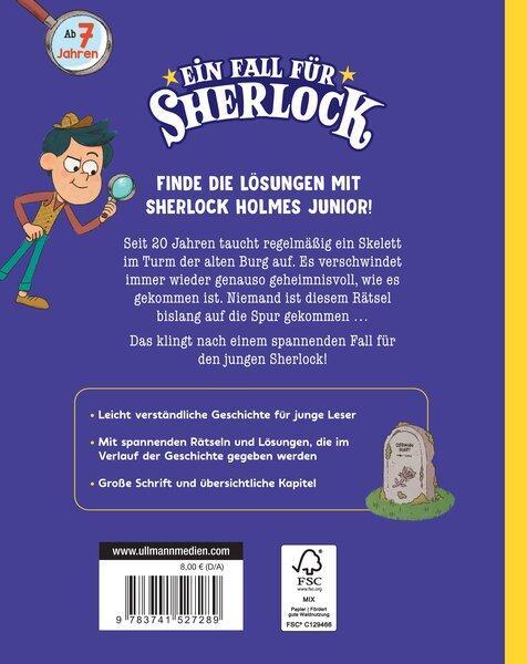 Rückseite: 9783741527289 | Ein Fall für Sherlock - Vorsicht, Skelett! | Pascal Prévot | Buch