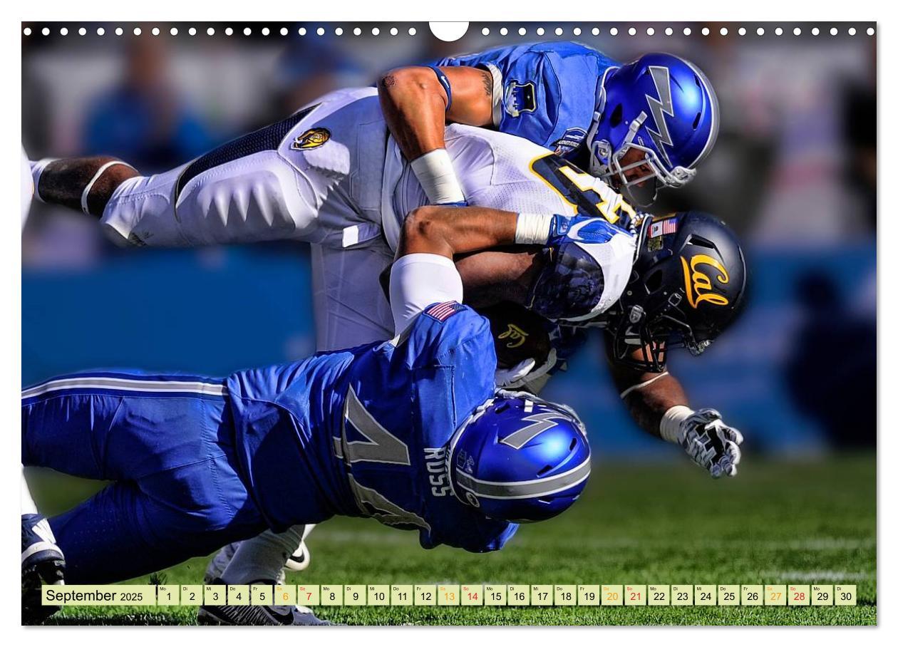 Bild: 9783435485772 | American Football - Taktik und Athletik (Wandkalender 2025 DIN A3...