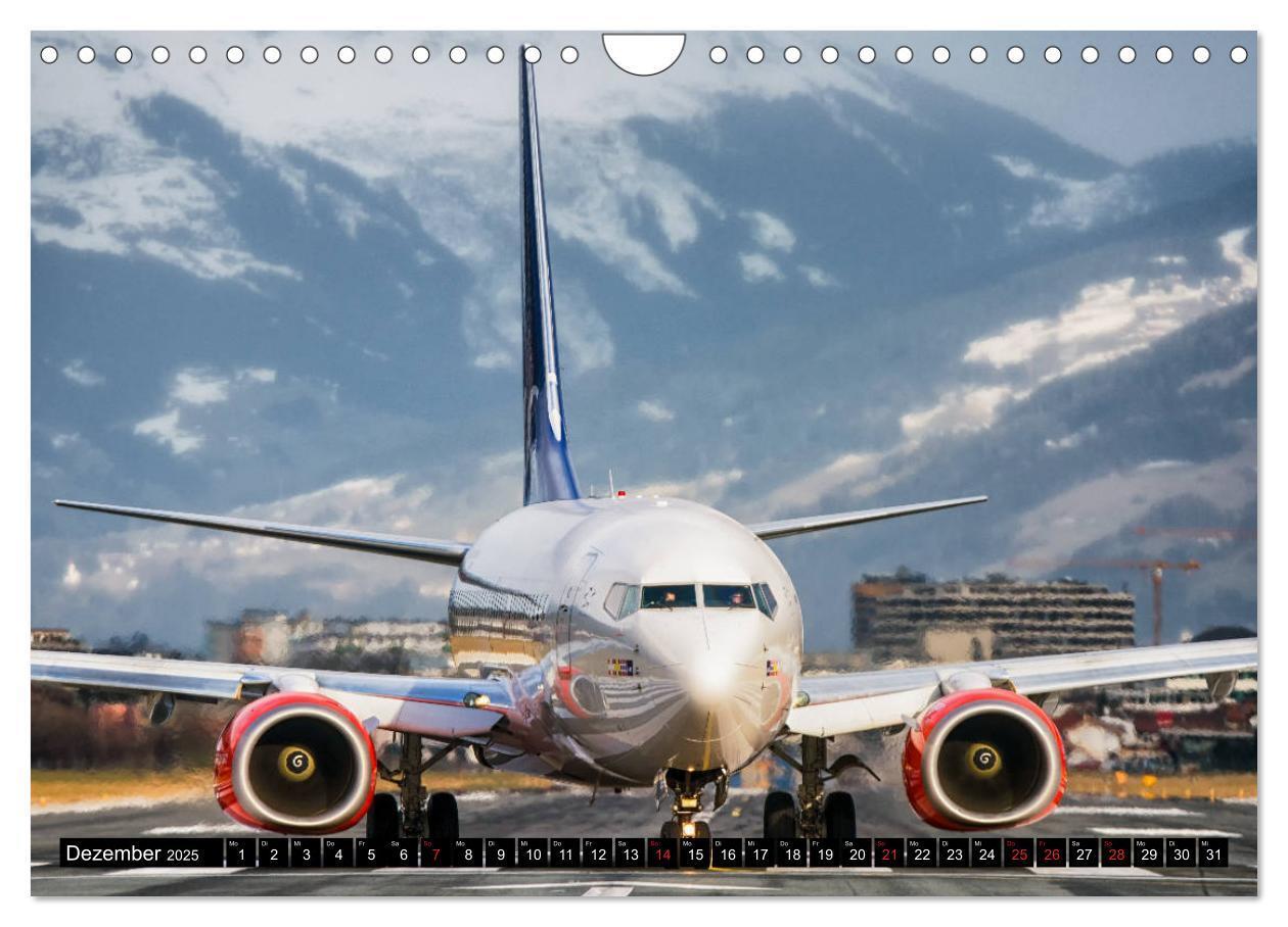 Bild: 9783435186457 | Flugzeugkalender (Wandkalender 2025 DIN A4 quer), CALVENDO...