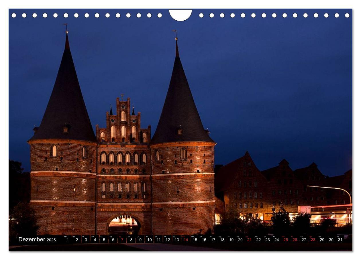 Bild: 9783435550074 | Ostseeperle Lübeck (Wandkalender 2025 DIN A4 quer), CALVENDO...