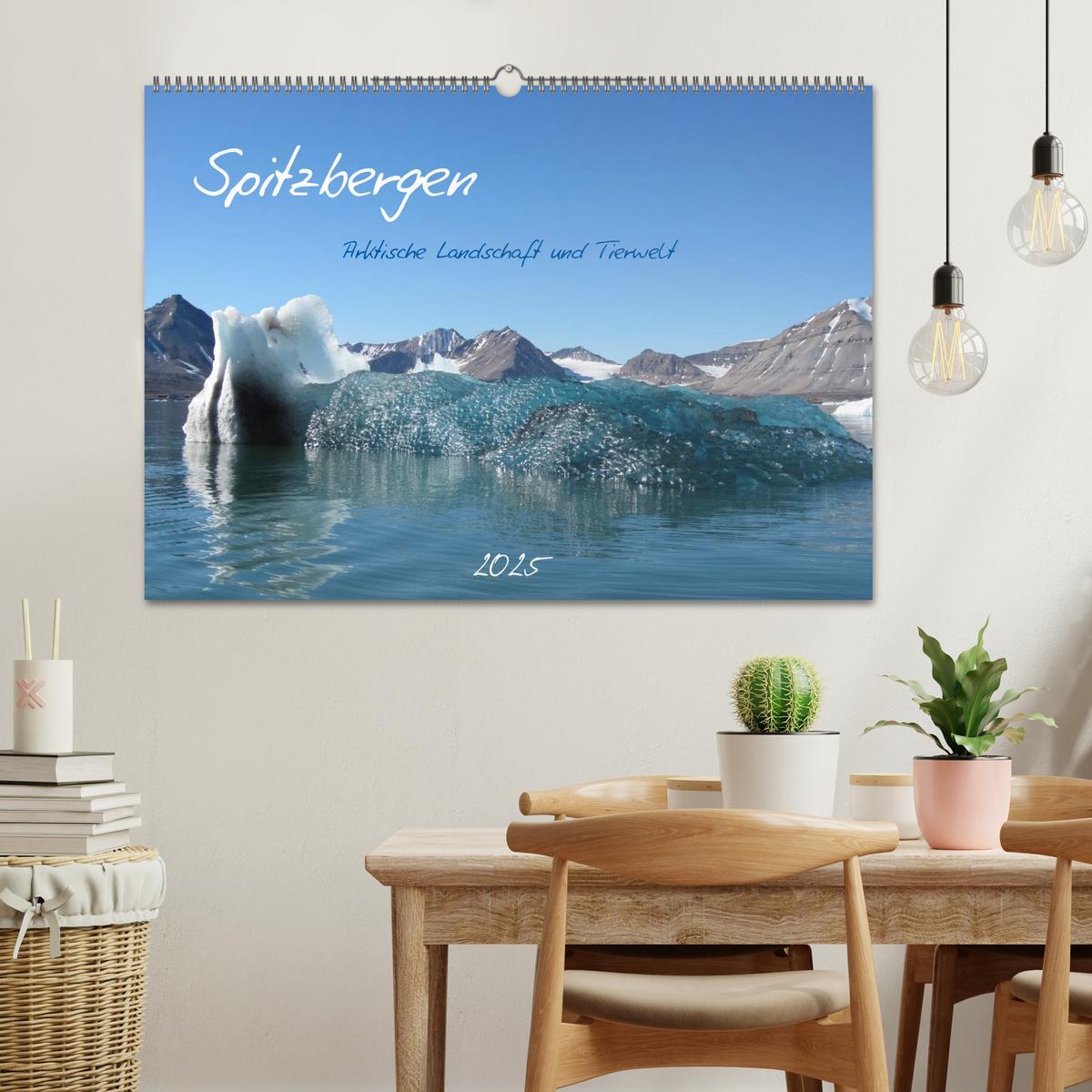 Bild: 9783435773077 | Spitzbergen (Wandkalender 2025 DIN A2 quer), CALVENDO Monatskalender