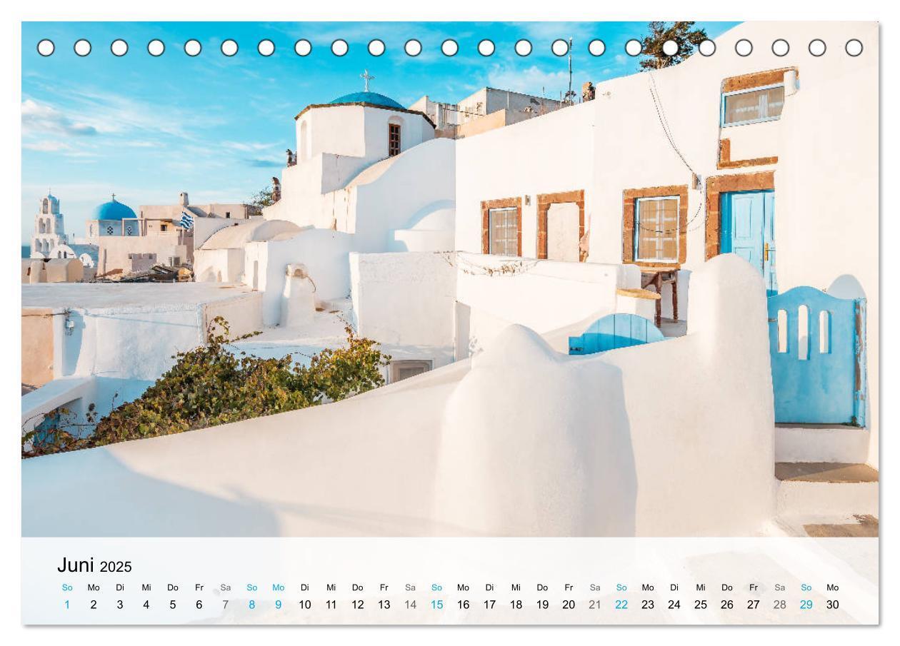 Bild: 9783435107803 | Santorini - Die malerische Kykladeninsel (Tischkalender 2025 DIN A5...