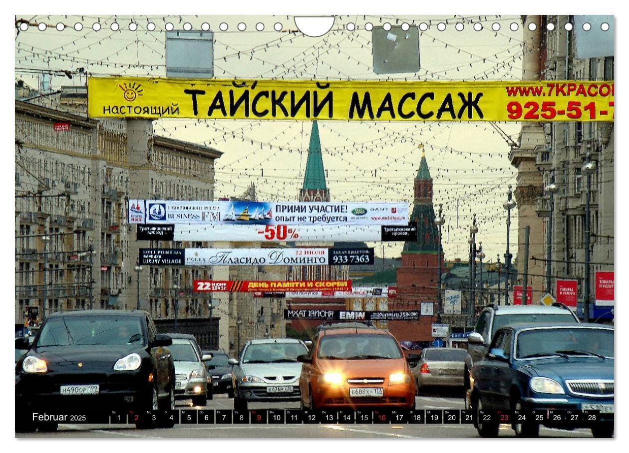 Bild: 9783435592647 | Weltmetropole Moskau (Wandkalender 2025 DIN A4 quer), CALVENDO...