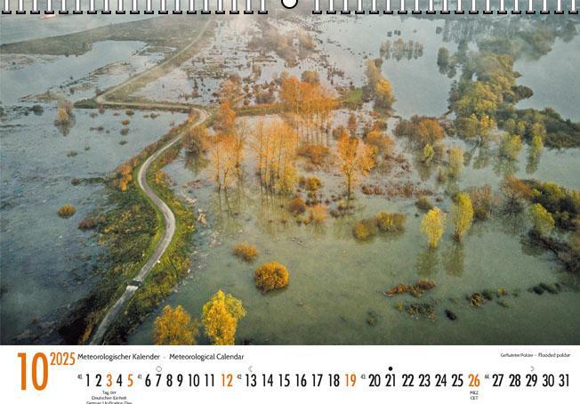 Bild: 9783443011796 | Meteorologischer Kalender 2025 Meteorological Calendar | Gesellschaft