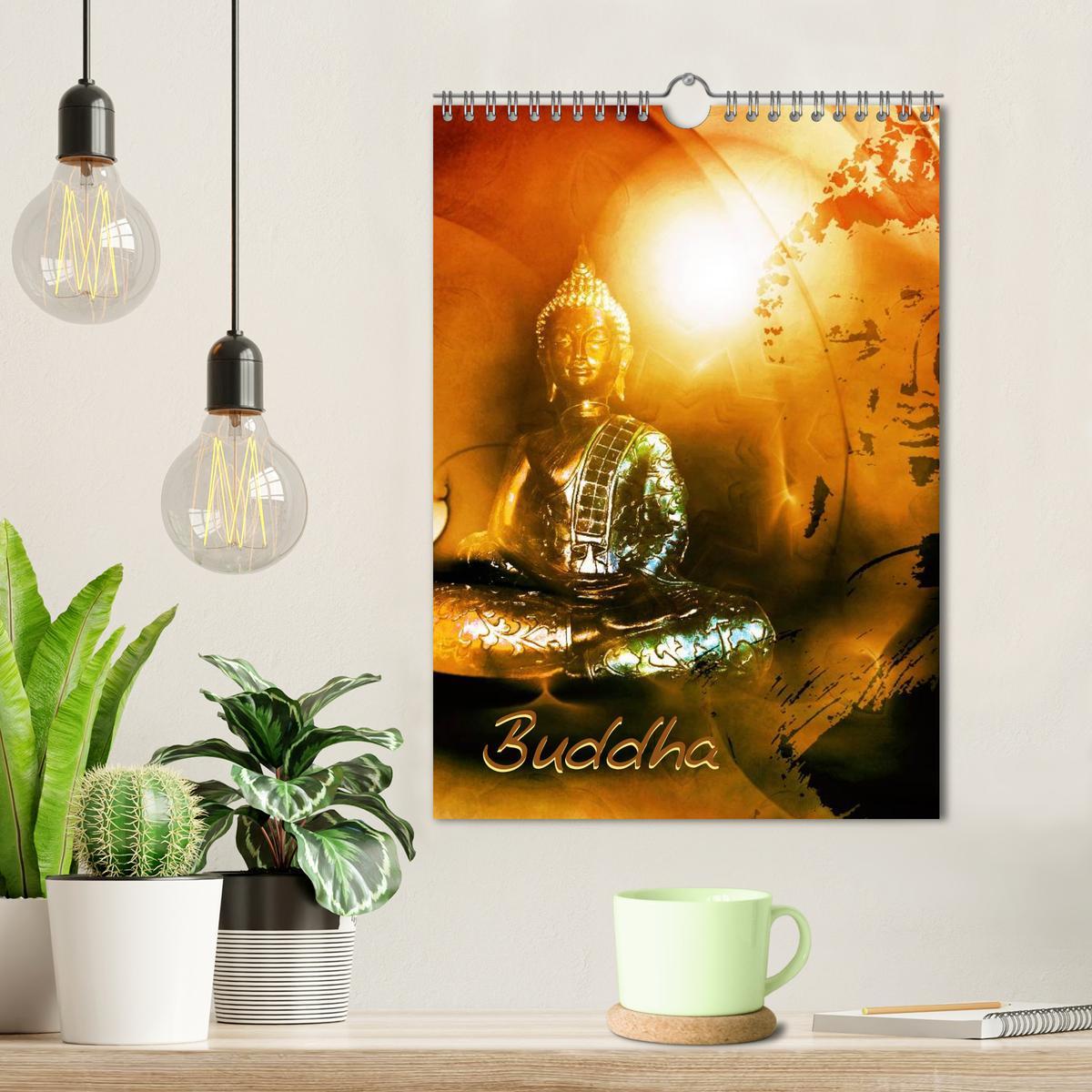 Bild: 9783457079119 | Buddha (Wandkalender 2025 DIN A4 hoch), CALVENDO Monatskalender | 2025