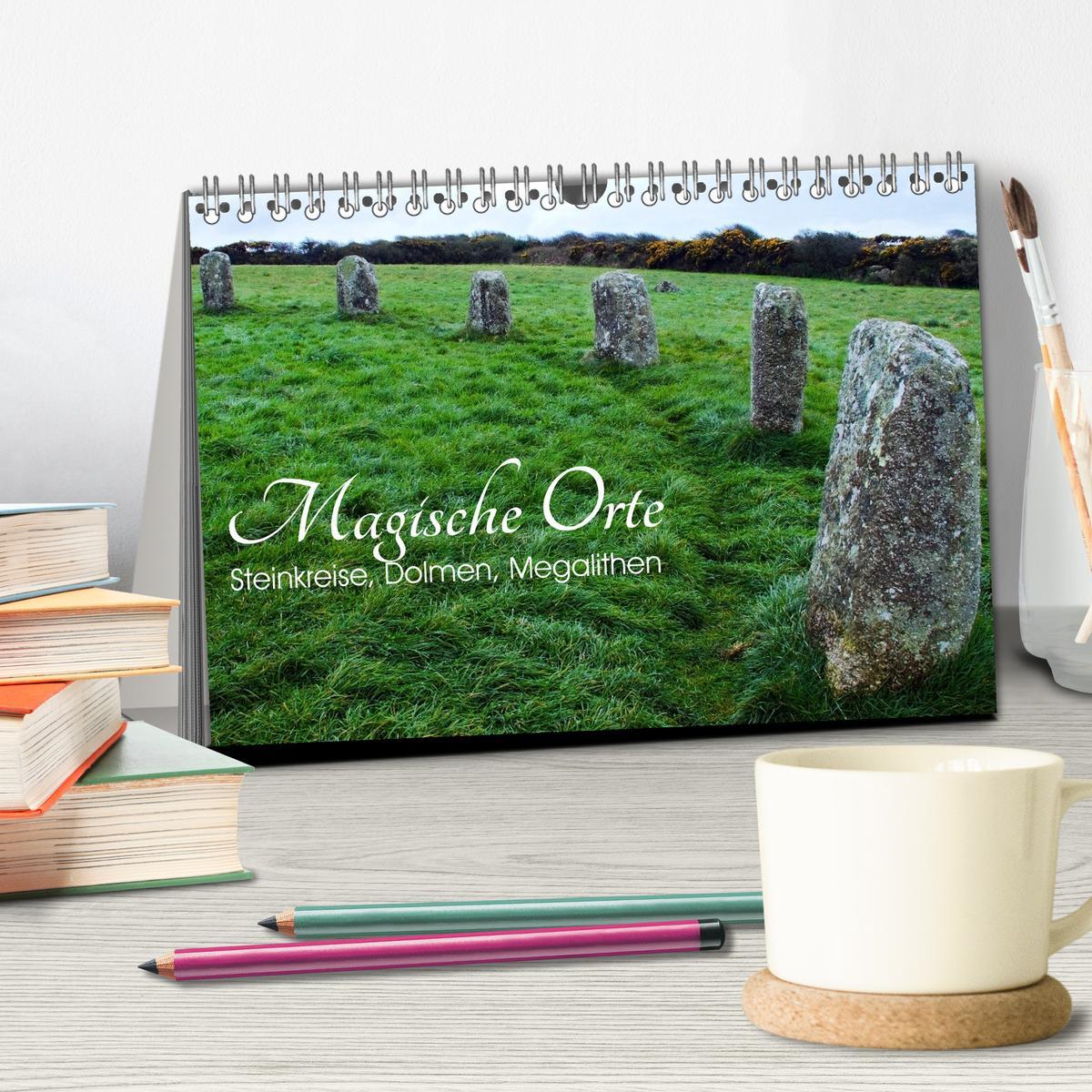 Bild: 9783435052059 | Magische Orte - Steinkreise, Dolmen, Megalithen (Tischkalender 2025...