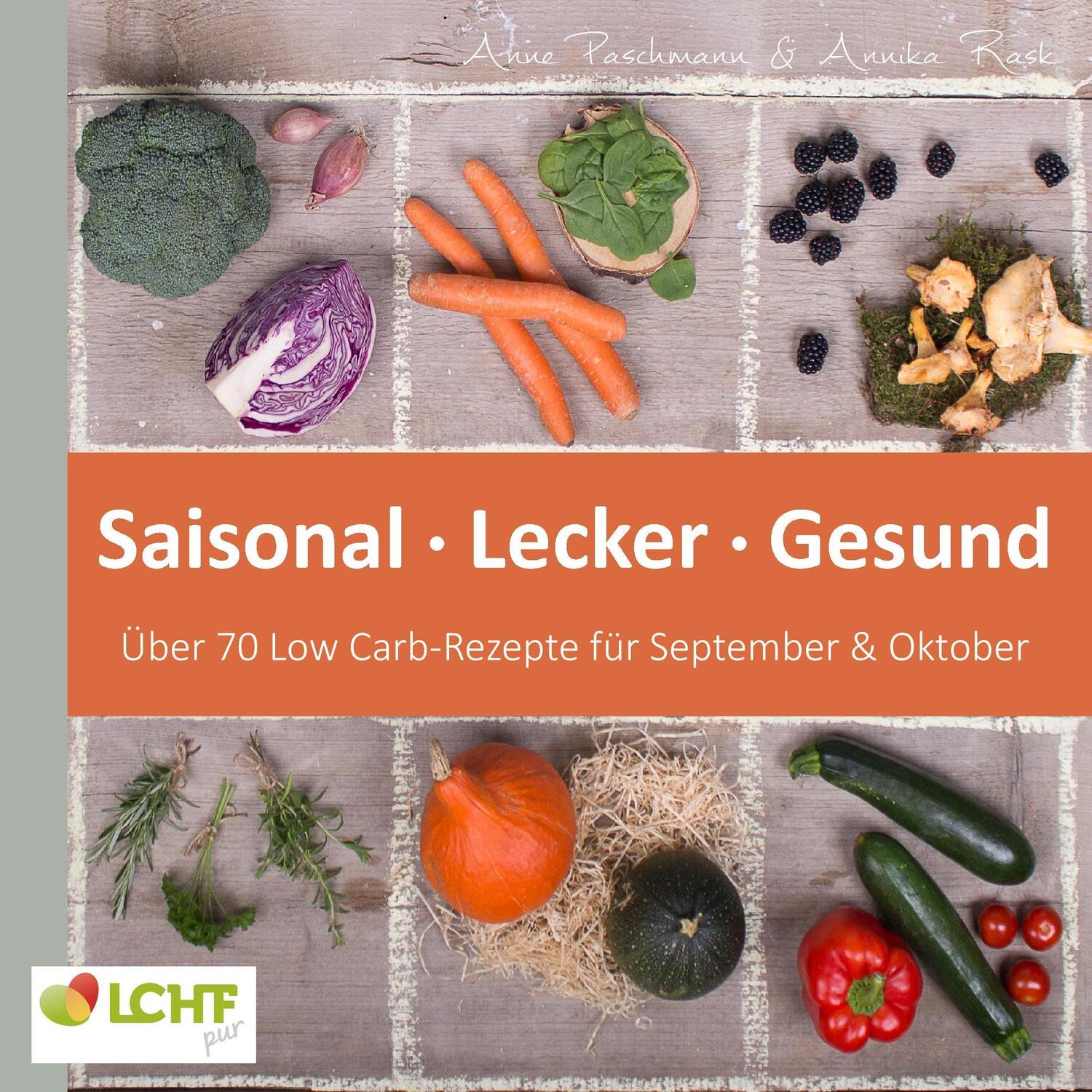 Cover: 9783744899628 | LCHF pur: Saisonal. Lecker. Gesund - über 70 Low Carb-Rezepte für...