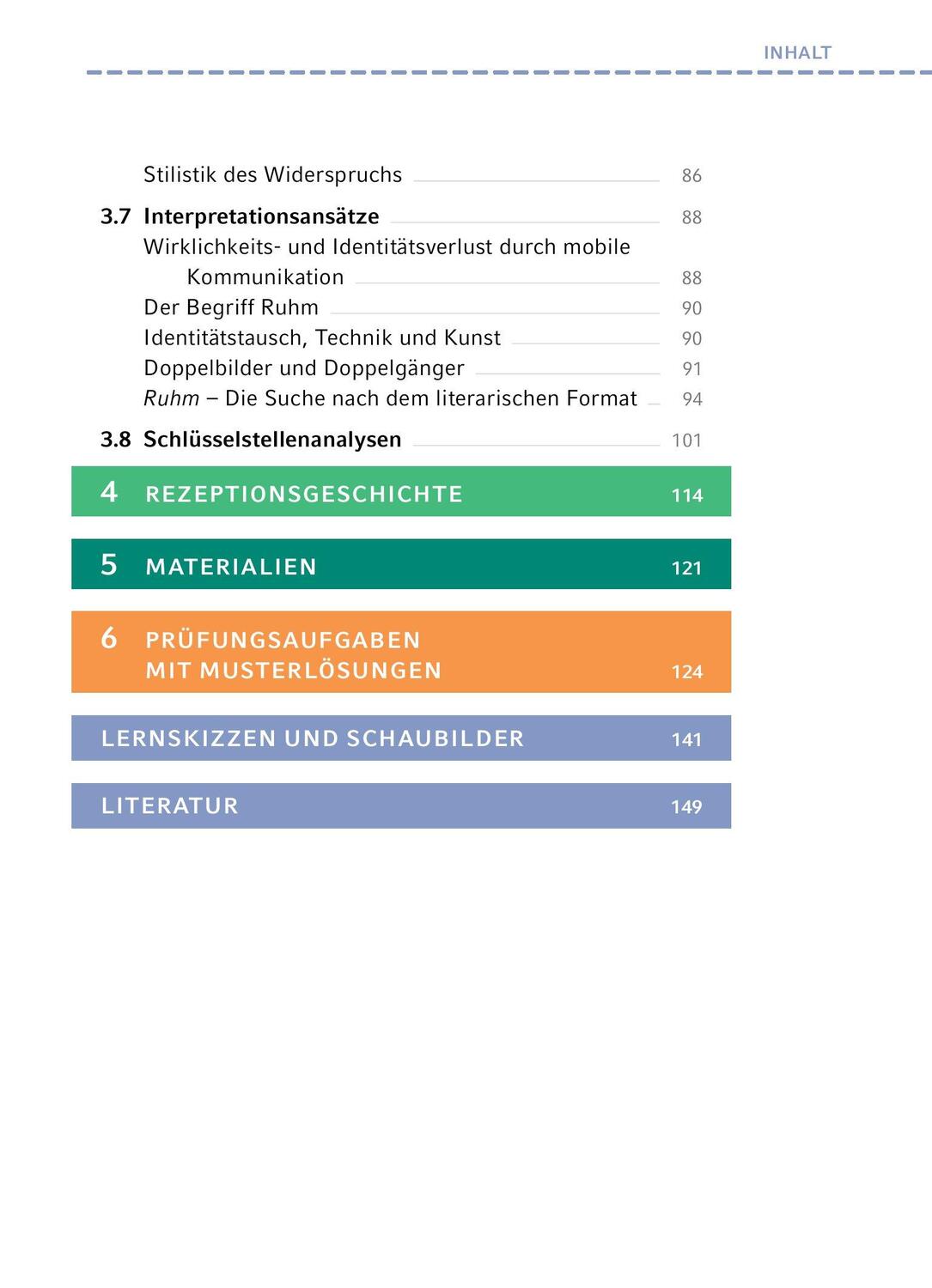 Bild: 9783804420885 | Ruhm - Textanalyse und Interpretation | Daniel Kehlmann | Taschenbuch