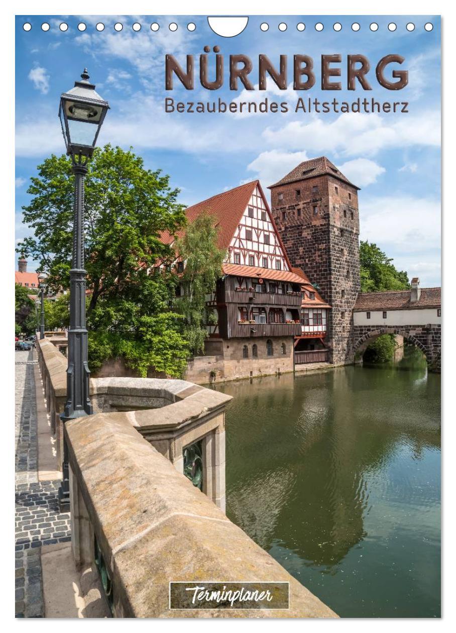 Cover: 9783457027479 | NÜRNBERG Bezauberndes Altstadtherz / Terminplaner (Wandkalender...