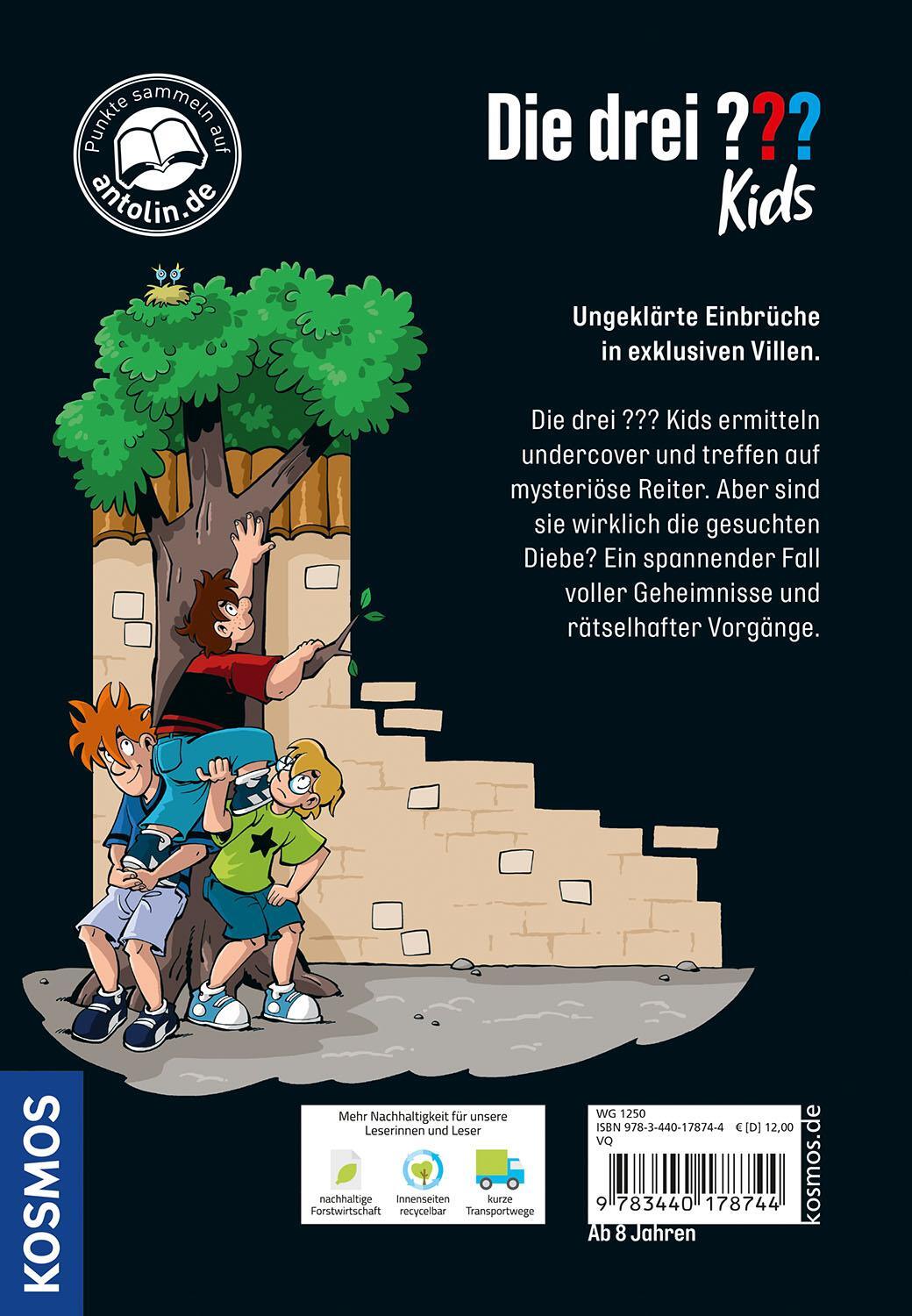 Bild: 9783440178744 | Die drei ??? Kids, 98, Die Geisterpferde | Ulf Blanck | Buch | 128 S.