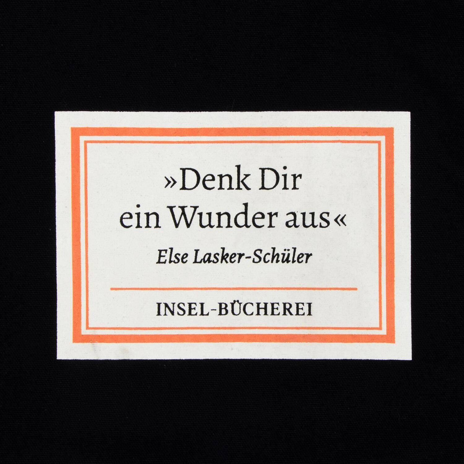 Bild: 9783458179443 | Insel-Bücherei Stofftasche | Insel Verlag | Stück | Deutsch | 2021