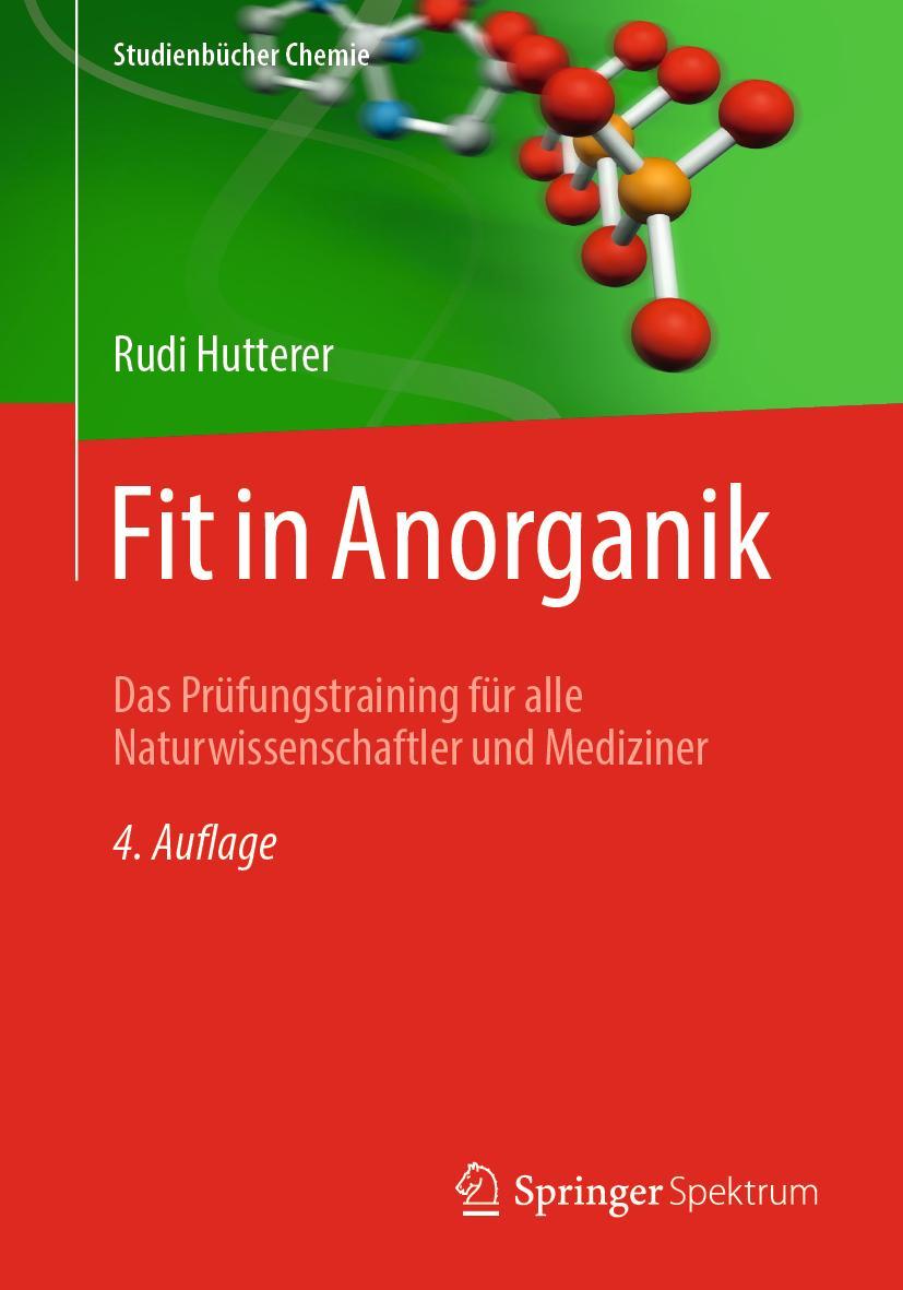 Cover: 9783658304850 | Fit in Anorganik | Rudi Hutterer | Taschenbuch | x | Deutsch | 2020