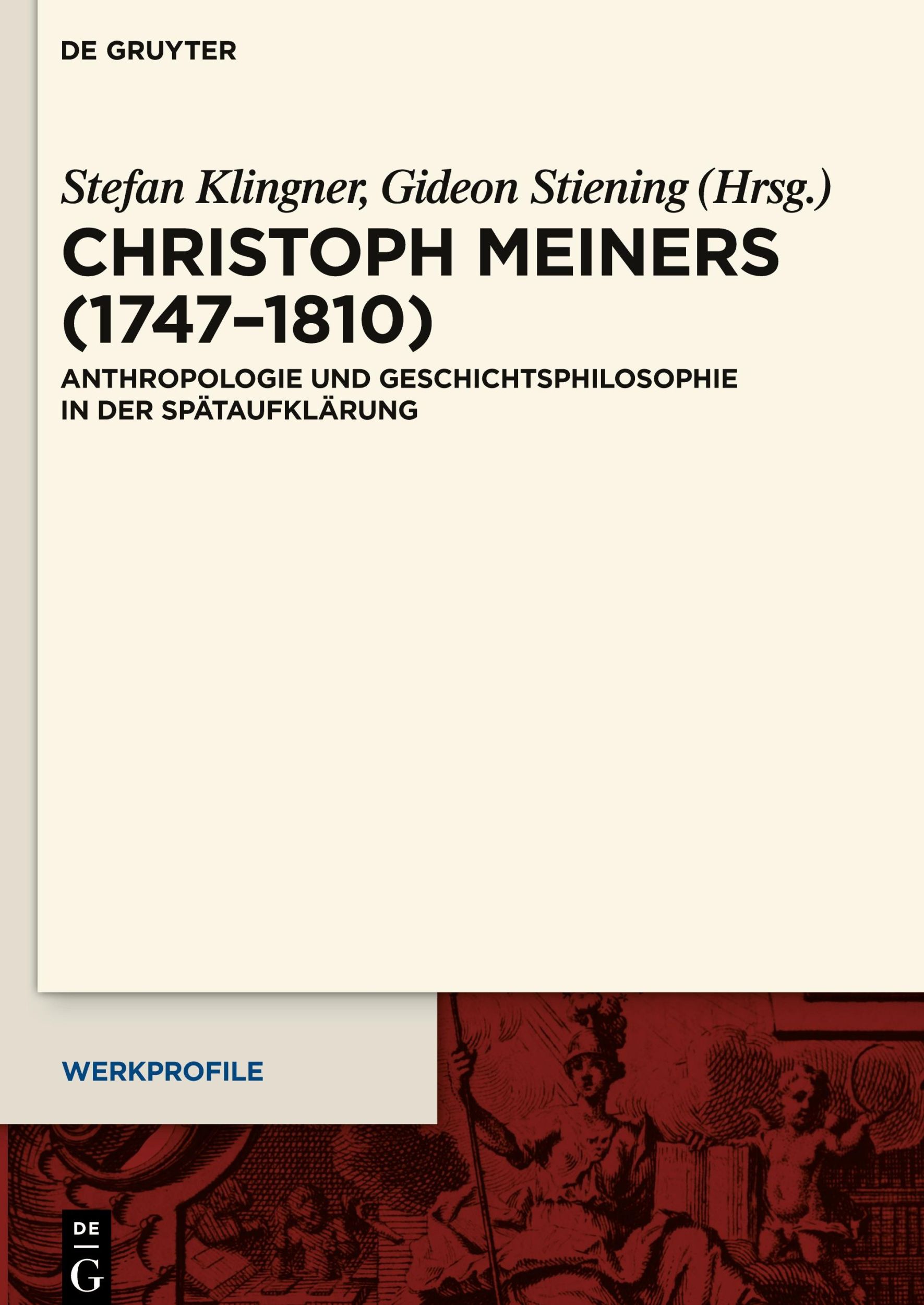 Cover: 9783110794823 | Christoph Meiners (1747-1810) | Stefan Klingner (u. a.) | Buch | X