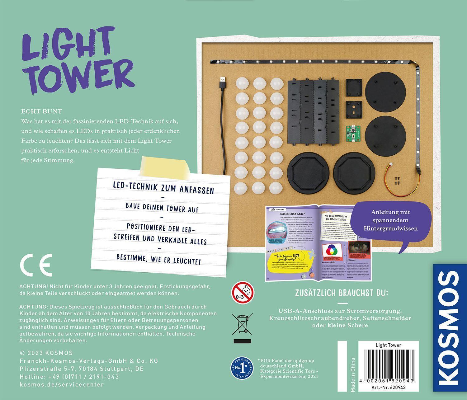 Bild: 4002051620943 | Light Tower | Experimentierkasten | Spiel | Deutsch | 2023 | Kosmos