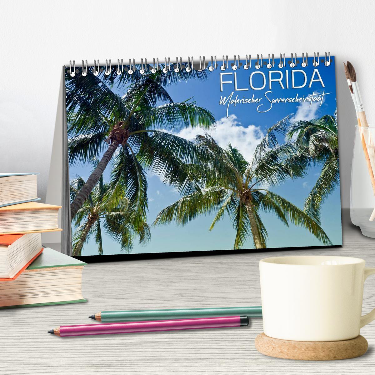 Bild: 9783435819126 | FLORIDA Malerischer Sonnenscheinstaat (Tischkalender 2025 DIN A5...