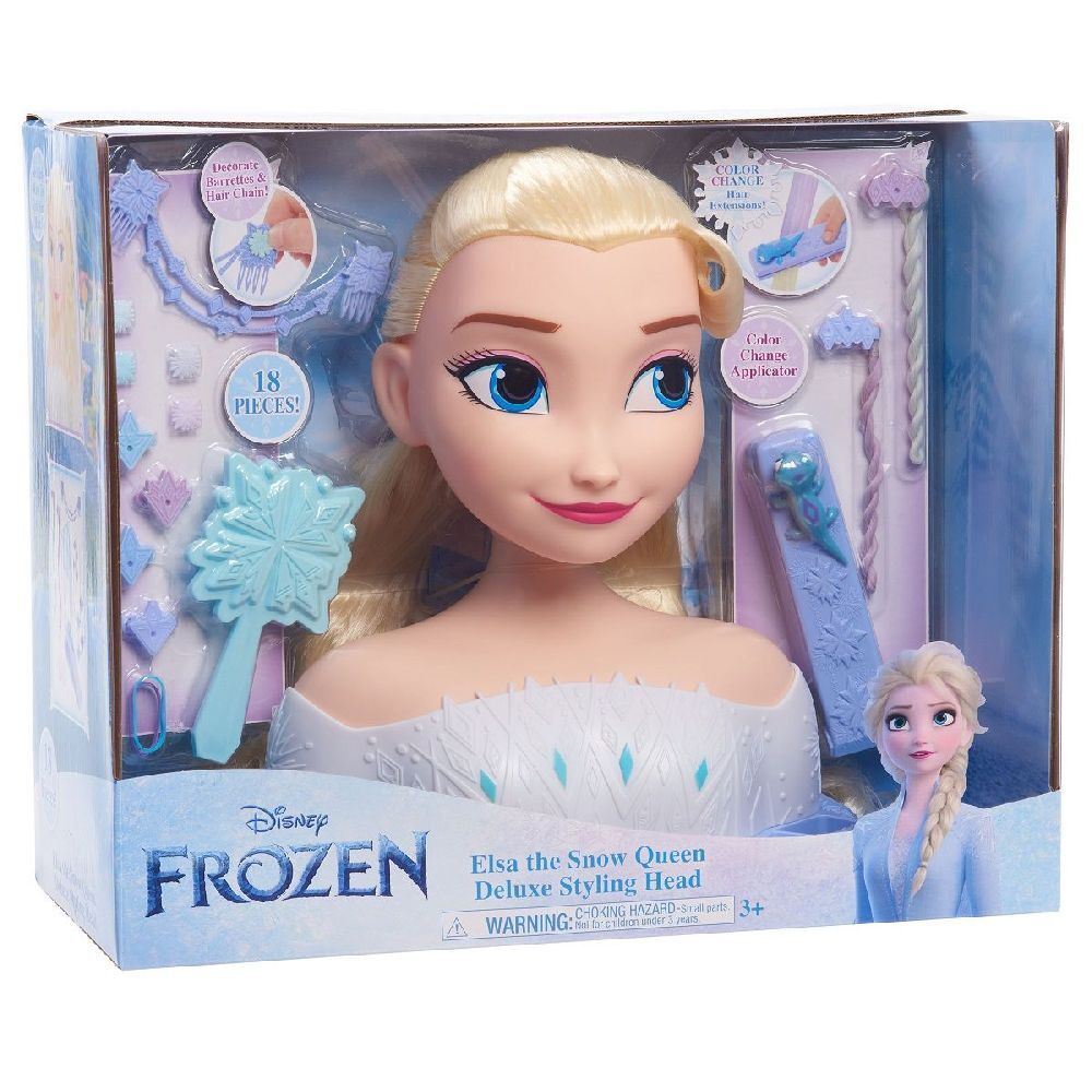 Bild: 886144327964 | Disney Frozen 2 Elsa Deluxe Stylinghead | In Kartonage | JPL32796