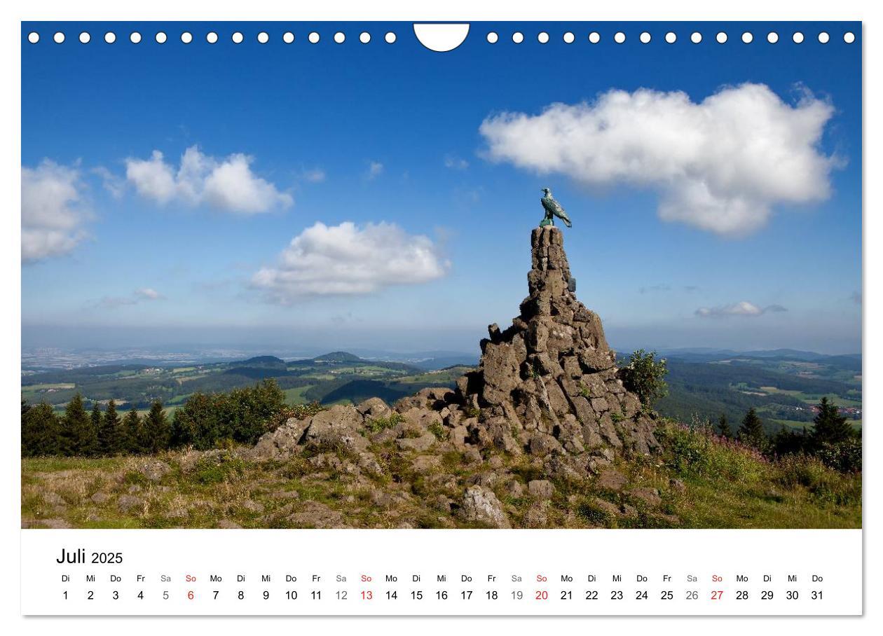 Bild: 9783435473588 | Die Rhön (Wandkalender 2025 DIN A4 quer), CALVENDO Monatskalender