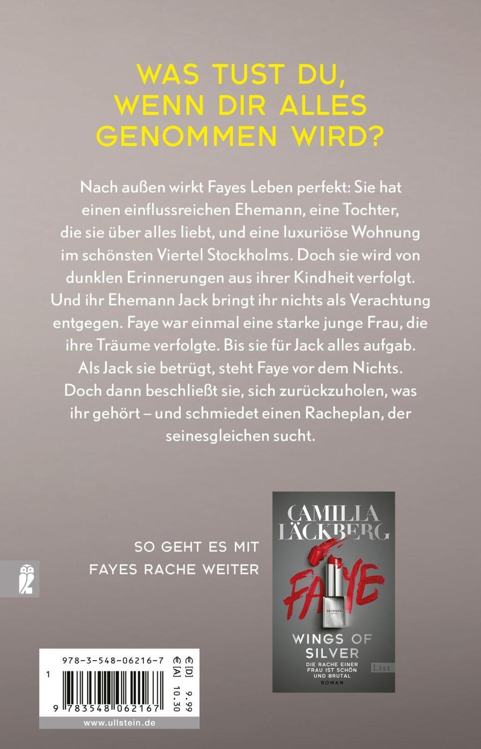 Rückseite: 9783548062167 | Golden Cage. Die Rache einer Frau ist schön und brutal | Roman | Buch