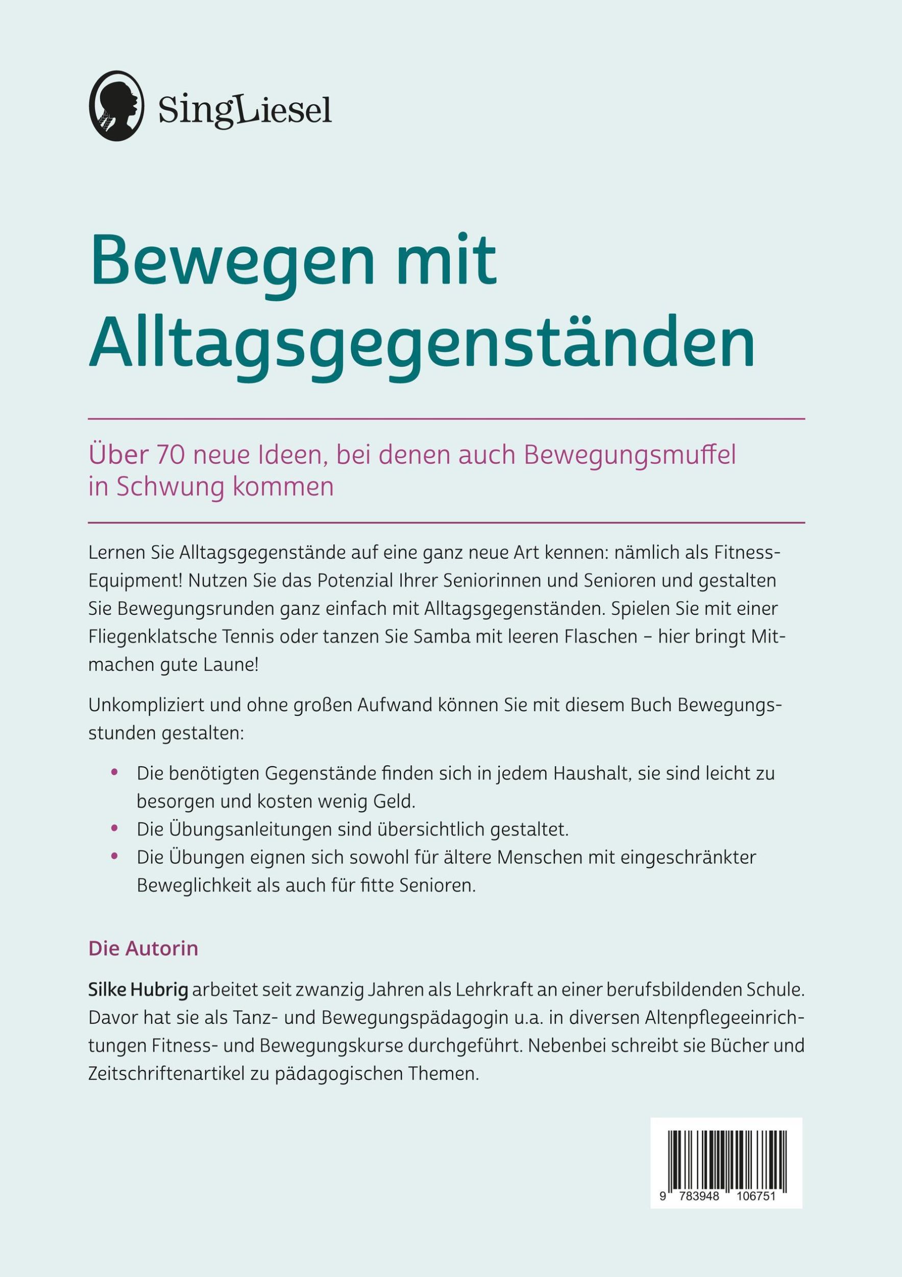 Bild: 9783948106751 | Bewegen mit Alltagsgegenständen | Silke Hubrig | Taschenbuch | 152 S.