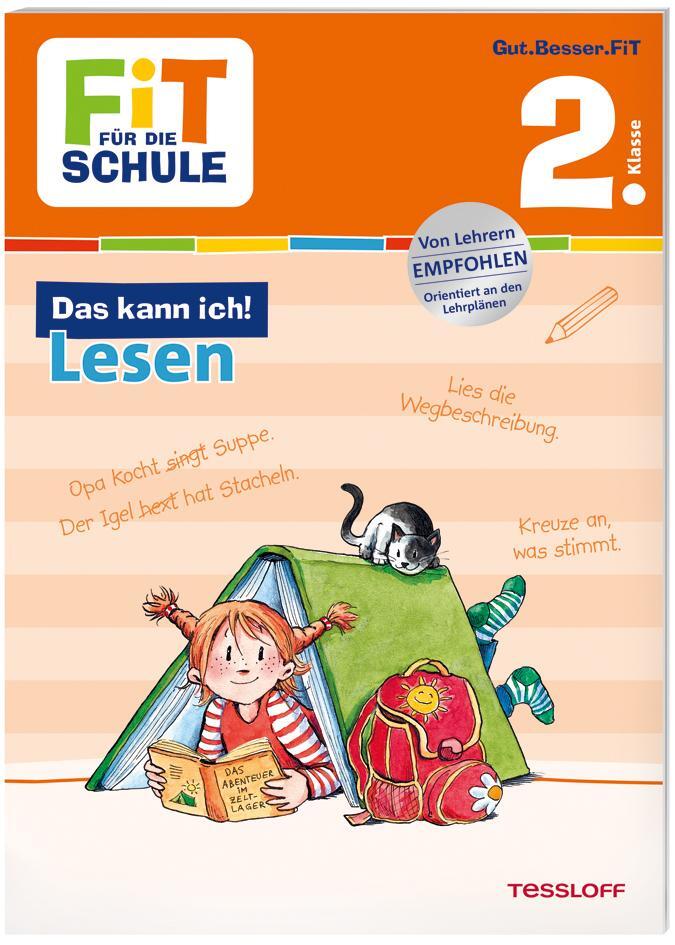 Cover: 9783788623432 | FiT FÜR DIE SCHULE. Das kann ich! Lesen 2. Klasse | Andrea Tonte