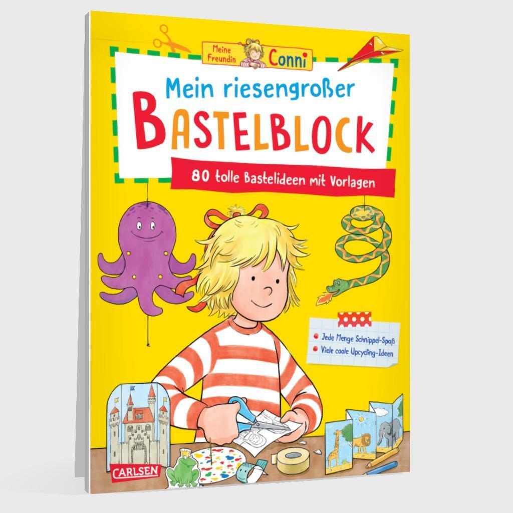 Bild: 9783551191816 | Conni Gelbe Reihe (Beschäftigungsbuch): Mein riesengroßer Bastelblock