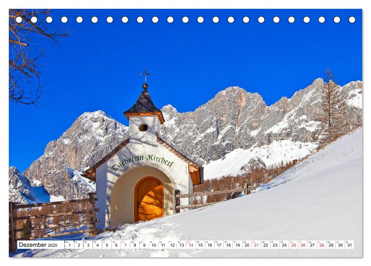 Bild: 9783435164608 | Ramsau am Dachstein (Tischkalender 2025 DIN A5 quer), CALVENDO...