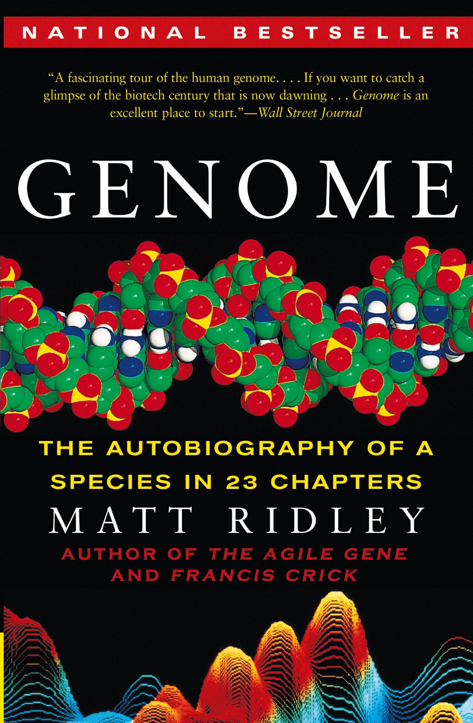 Cover: 9780060894085 | Genome | The Autobiography of a Species in 23 Chapters | Matt Ridley