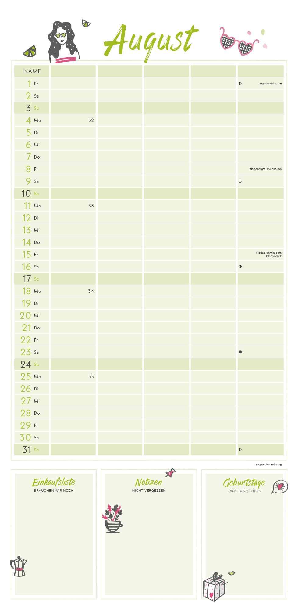 Bild: 4251732341244 | Little Lovely Planner 2025 Familienplaner - Familien-Timer -...