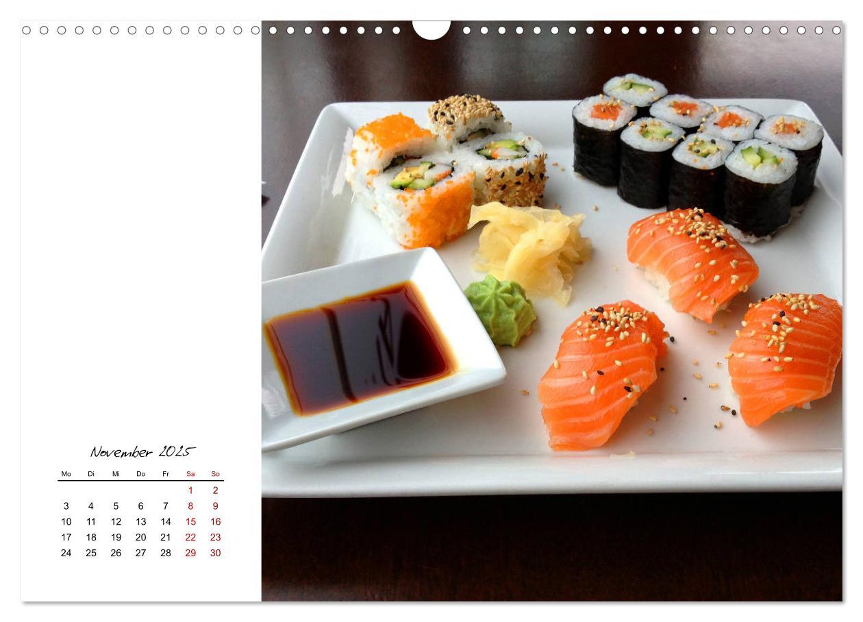 Bild: 9783435337873 | Sashimi und Sushi. Japans Köstlichkeiten (Wandkalender 2025 DIN A3...