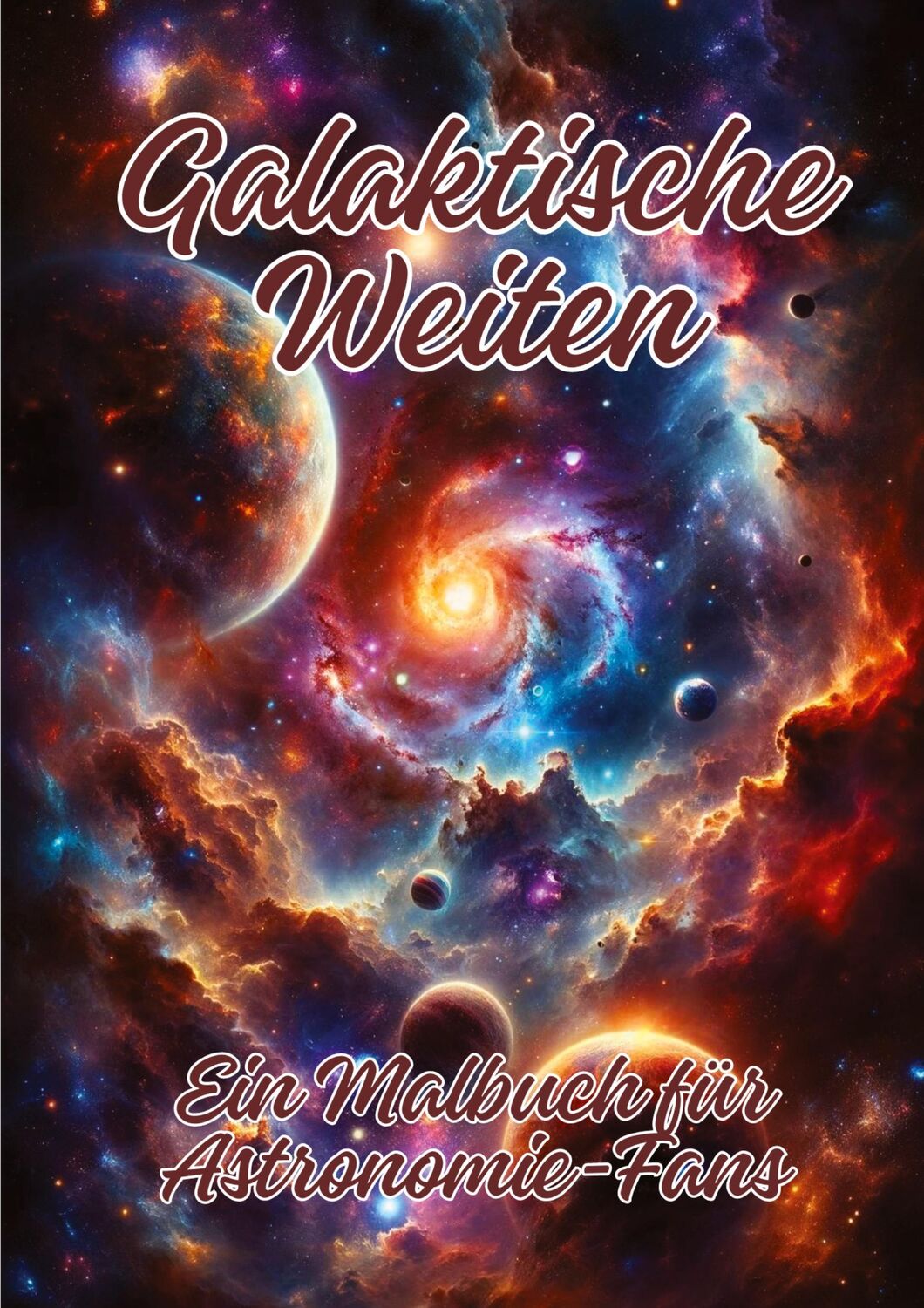 Cover: 9783384217059 | Galaktische Weiten | Ein Malbuch für Astronomie-Fans | Ela Artjoy