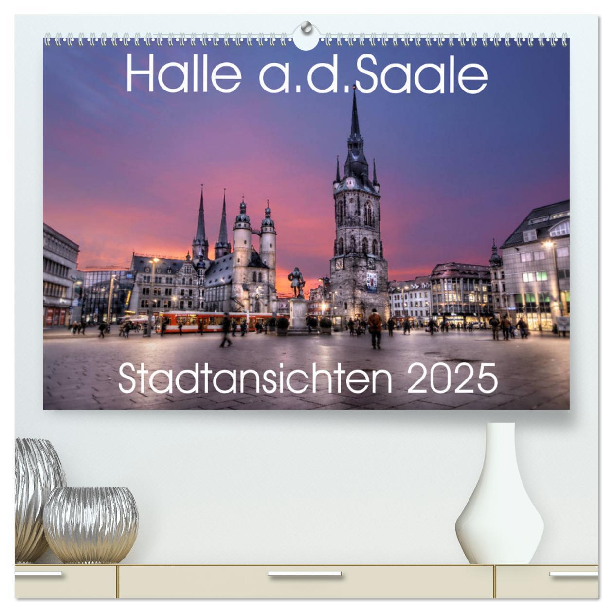 Cover: 9783435664467 | Halle an der Saale - Stadtansichten 2025 (hochwertiger Premium...