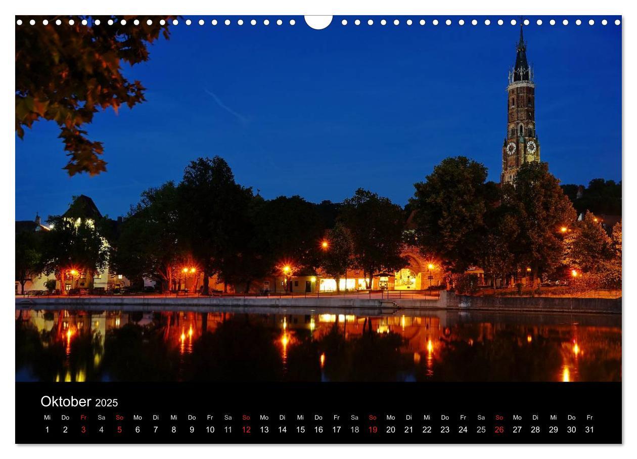 Bild: 9783435691210 | Landshut bei Tag und Nacht (Wandkalender 2025 DIN A3 quer),...