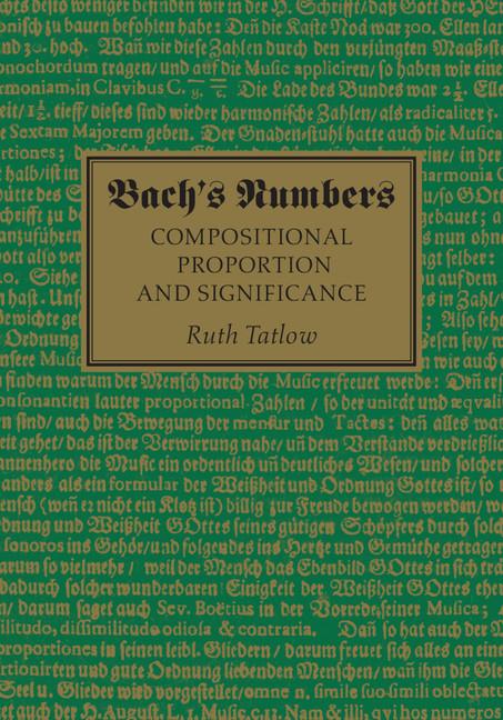 Cover: 9781107088603 | Bach's Numbers | Ruth Tatlow | Buch | Englisch | 2015