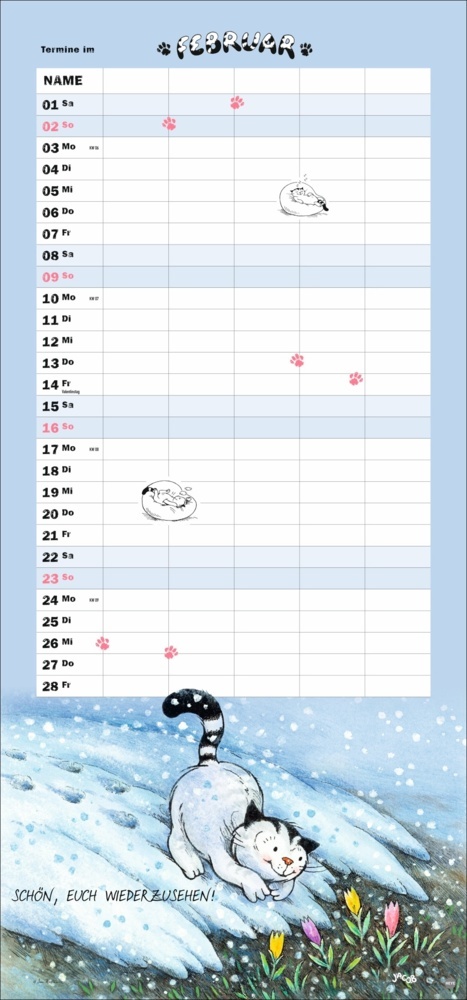 Bild: 9783756405770 | Jacob Familienplaner für Katzenliebhaber 2025 | Sven Hartmann | 15 S.