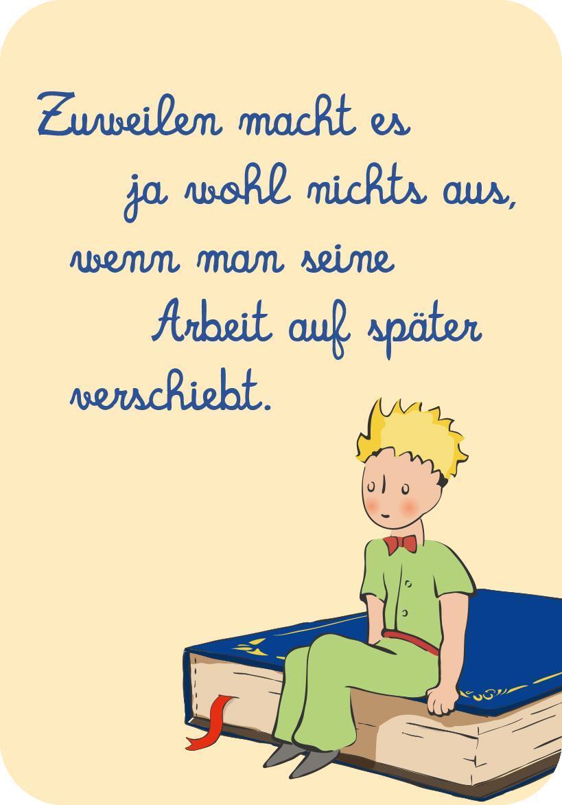 Bild: 9783845836270 | Der Kleine Prinz. 50 Glückskärtchen für jeden Tag | Saint-Exupéry