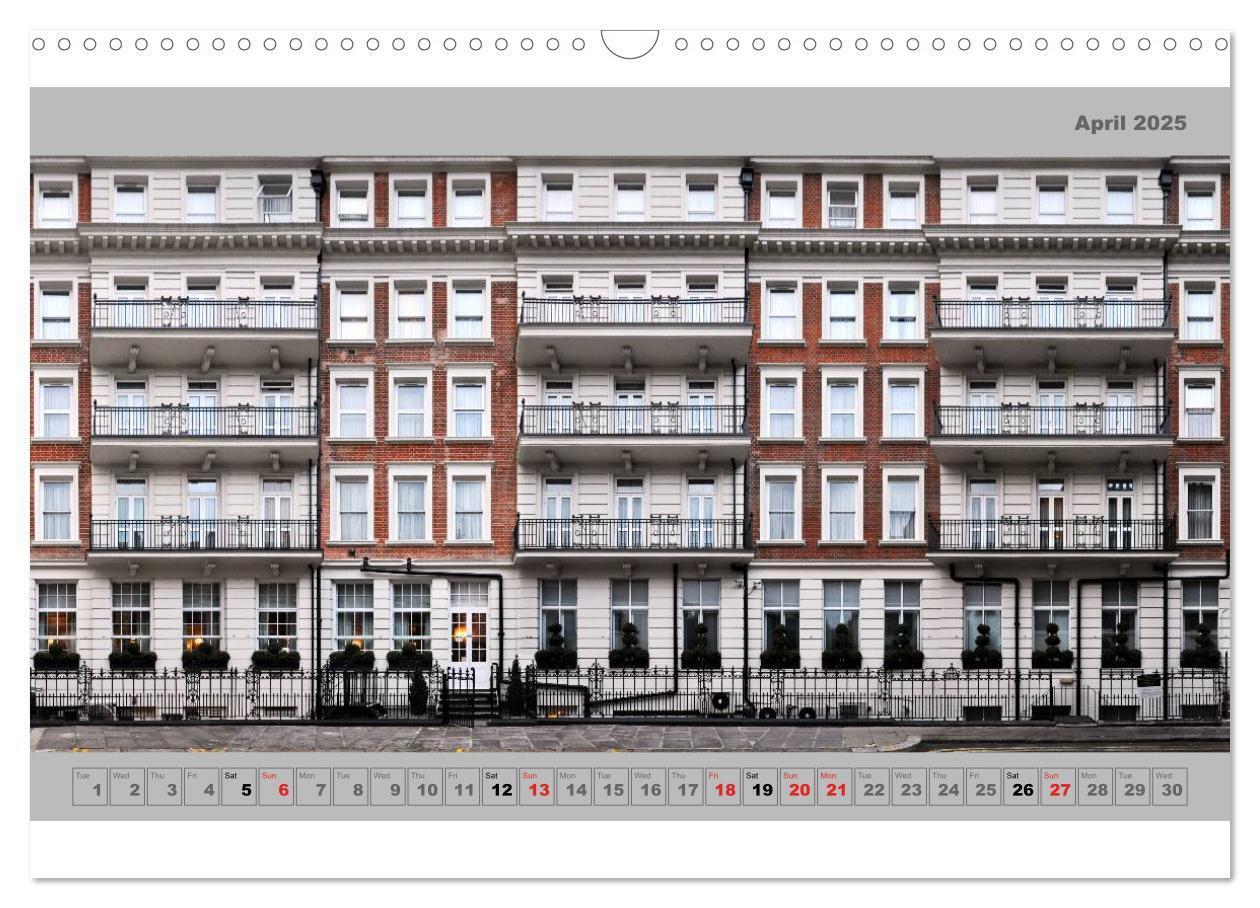 Bild: 9781325995875 | London Street Fronts 2025 / UK-Version (Wall Calendar 2025 DIN A3...