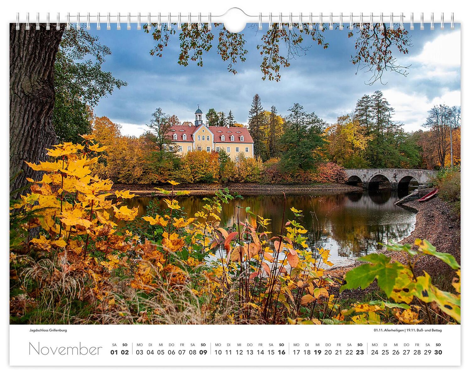 Bild: 9783910680647 | Kalender Tharandt und Umgebung 2025 | 40 x 30 cm weißes Kalendarium