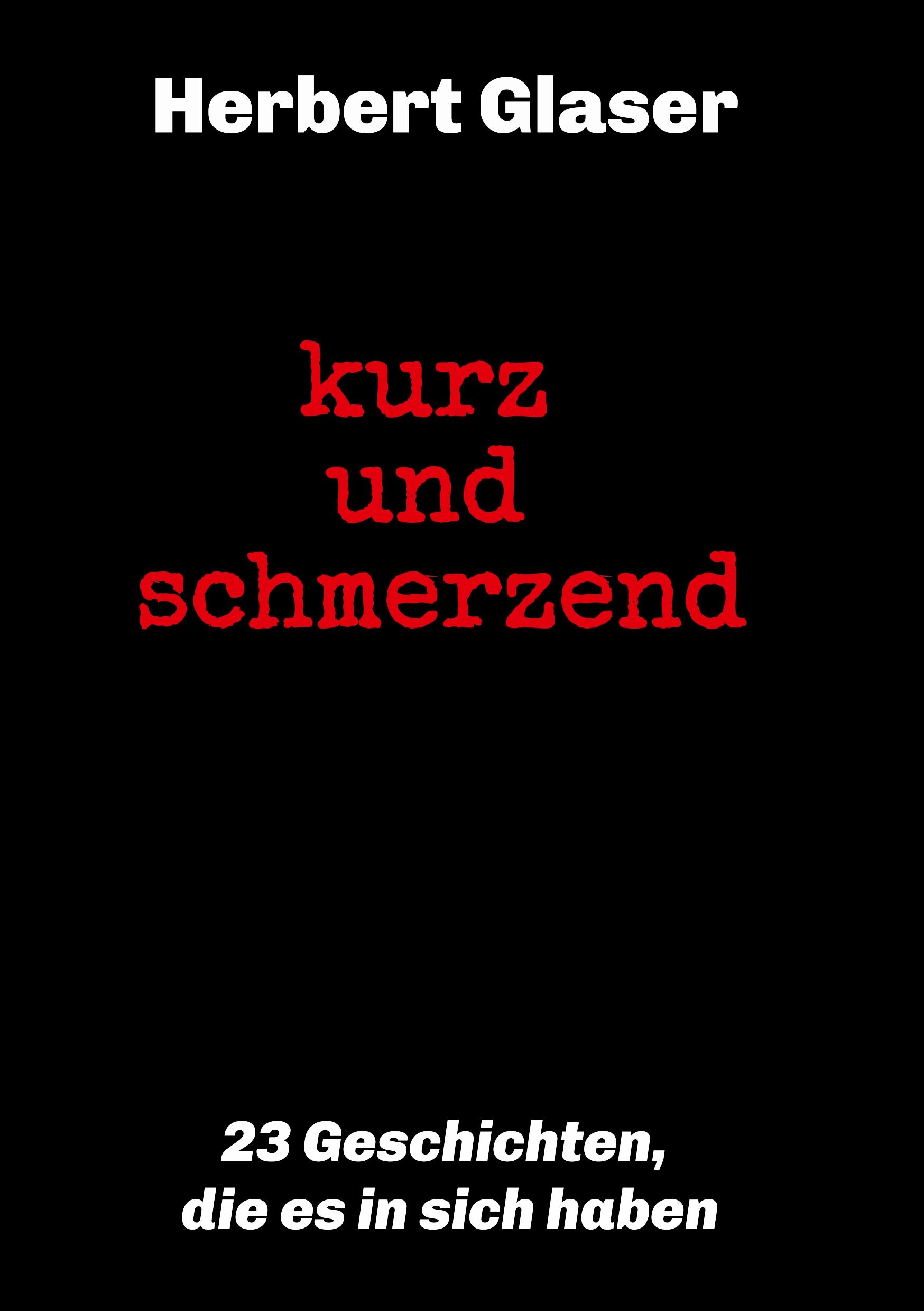 Cover: 9783749769407 | kurz und schmerzend: 23 Geschichten, die es in sich haben | Glaser