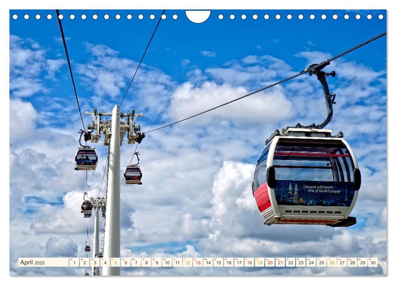 Bild: 9783435361885 | Abenteuer Seilbahn (Wandkalender 2025 DIN A4 quer), CALVENDO...