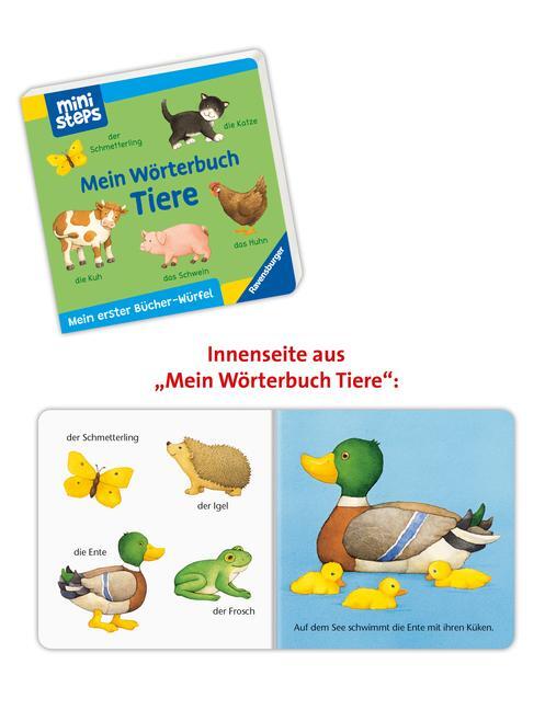 Bild: 9783473317714 | ministeps: Mein erster Bücher-Würfel: Meine ersten Wörter (Bücher-Set)