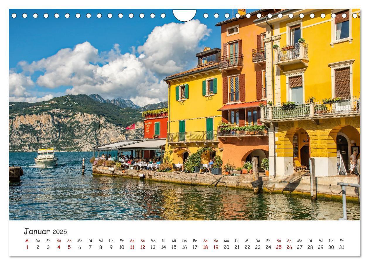 Bild: 9783435012220 | Malcesine am Gardasee (Wandkalender 2025 DIN A4 quer), CALVENDO...