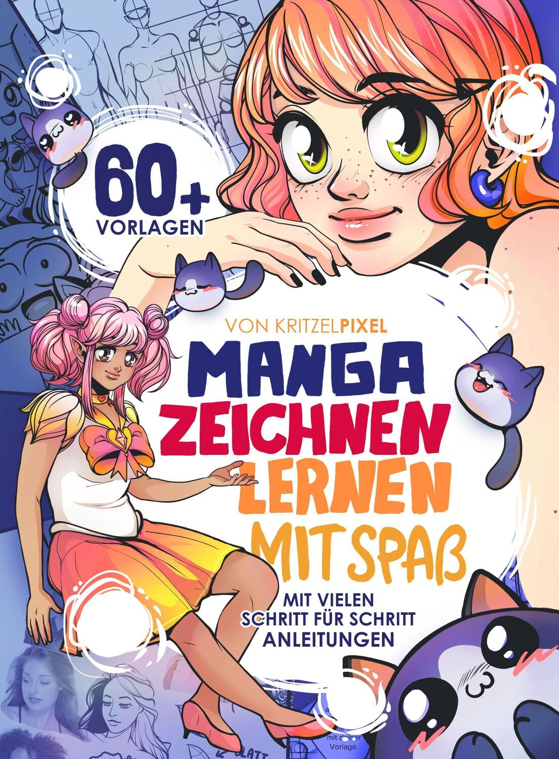 Cover: 9783517303307 | Manga zeichnen lernen mit Spaß | KritzelPixel | Taschenbuch | 96 S.