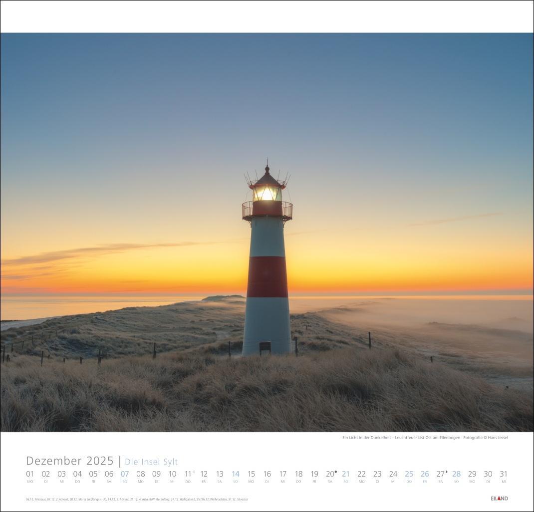 Bild: 9783964023100 | Die Insel Sylt Edition Kalender 2025 - Hans Jessel | Kalender | 13 S.