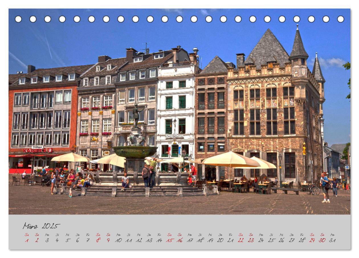 Bild: 9783435192519 | Aachen Die Kaiserstadt (Tischkalender 2025 DIN A5 quer), CALVENDO...